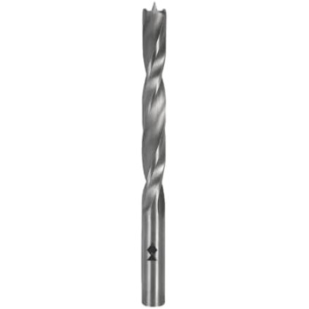 Fisch HSS Double Flute Brad Point Ground Wood Drill Bits, 5mm, Wood Drill Bit