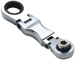 Astro Tools 78301 Stubby Ratcheting Flex Head Double Box End Wrench for Nano