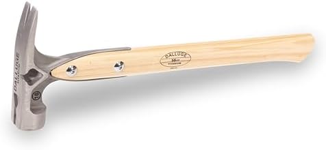 VAUGHAN DALLUGE 16 oz Titanium Hammer, Magnetic Nail Holder, Milled Face