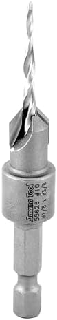 Amana Tool Carbide Tipped 82 Degree Countersink Tapered Drill Bit, 55626