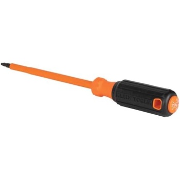 Klein Tools 6846INS Insulated Screwdriver, Made in USA, 1000V #2 Square Tip