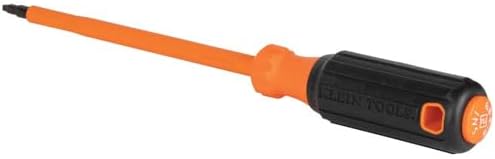 Klein Tools 6846INS Insulated Screwdriver, Made in USA, 1000V #2 Square Tip