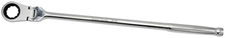 Astro Tools 78218 Extra-Long Flex Head Ratchet Wrench for 1/2" Nano Sockets