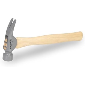 VAUGHAN DF Series 16 oz Framing Hammer, Smooth Face, Hickory Handle, VN01640