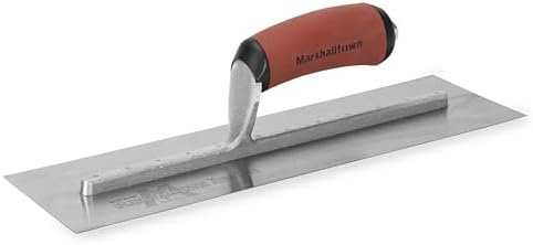 MARSHALLTOWN High Carbon Steel Finishing Trowel, 4 x 14 Inch Concrete