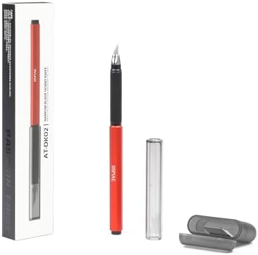 Dspiae Aluminium Alloy Hobby Knife Set,20 PCS Blades With Storage Case, Broad