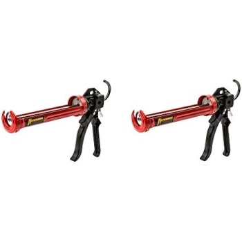 Newborn 250 Super Smooth Rod Revolving Frame Caulking Gun, 1/10-Gallon Cartridge