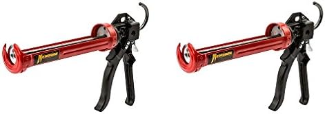 Newborn 250 Super Smooth Rod Revolving Frame Caulking Gun, 1/10-Gallon Cartridge