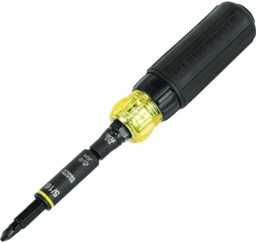 Klein Tools 32500HDRT KNECT Ratcheting Screwdriver, Multi-Bit Screwdriver / Nut