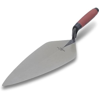 MARSHALLTOWN Brick Trowels, London Style, 12 x 5-1/8 Inch, DuraSoft Handle