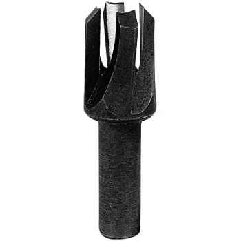 Fisch Tapered Plug Cutter (1 inch) - Plug Cutter Drill Bit with Four Flute