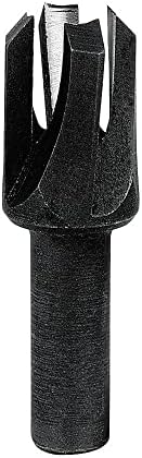 Fisch Tapered Plug Cutter (1 inch) - Plug Cutter Drill Bit with Four Flute