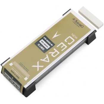 Suehiro New CR-6000-W Grit#6000 Soaking Type Ceramic Whetstone, 8.11" x 2.87"