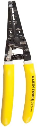 Klein Tools K1412 Wire Cutter / Stripper, Made in USA, Dual NM Cable Stripper