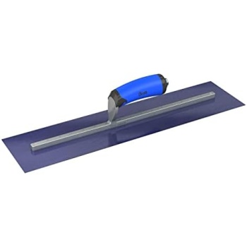 Bon 67-185 Steel City Finish Trowel - Square - Blue Steel - 20 X 5 - Comfort