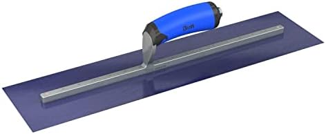 Bon 67-185 Steel City Finish Trowel - Square - Blue Steel - 20 X 5 - Comfort