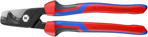 KNIPEX Tools 95 12 225 StepCut® XL Cable Shears, 9"