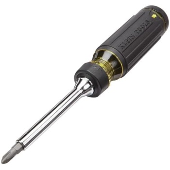 Klein Tools 32305 Multi-bit Ratcheting Screwdriver, 15-in-1 Tool with Phillips