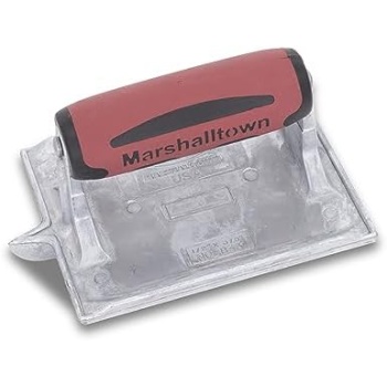 MARSHALLTOWN Heavy-Duty Zinc Concrete Groover, 6 x 4 3/8 inch Blade, DuraSoft