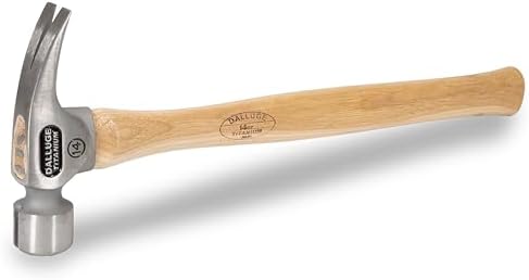 VAUGHAN DALLUGE 14oz Titanium Hammer, Magnetic Nail Holder, Milled Face