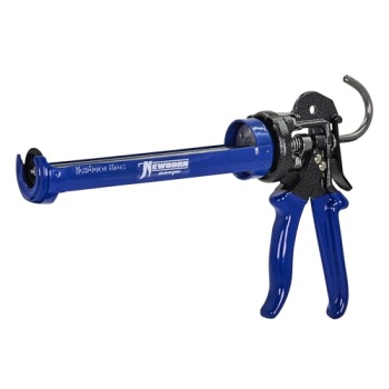Newborn 375-XSP Super Smooth Rod Revolving Frame Caulking Gun, 1/10 Gallon