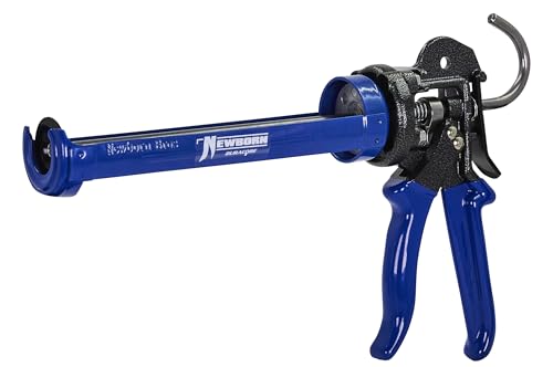 Newborn 375-XSP Super Smooth Rod Revolving Frame Caulking Gun, 1/10 Gallon