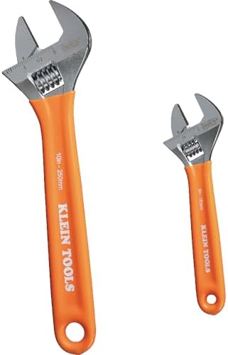 Klein Tools D5072 Adjustable Wrench Set, Extra Capacity, 6-Inch and 10-Inch