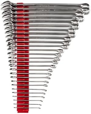 TEKTON Combination Wrench Set with Modular Organizers, 27-Piece (6-32 mm)