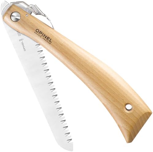 Opinel Folding Saw - Gardening and Camping Folding Carbon Steel Saw