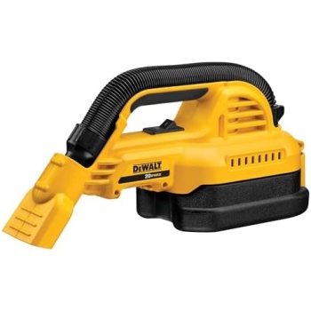 DEWALT 20V MAX Hand Vacuum, Cordless, for Wet or Dry Surfaces, 1/2-Gallon Tank
