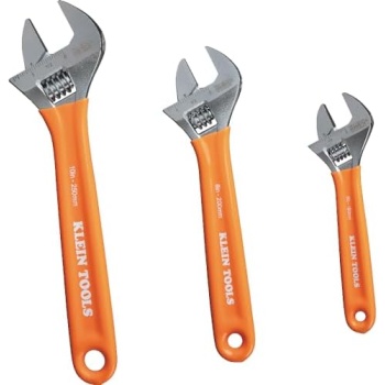 Klein Tools D5073 Adjustable Wrench Set, Extra Capacity, 6-Inch, 8-Inch,