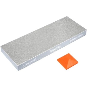 SHARPAL 168H Large 8" x 3" Dual-Grit Diamond Sharpening Stone – Coarse 325