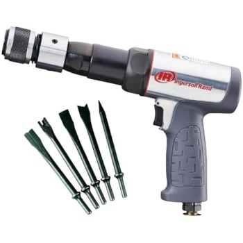 Ingersoll Rand 119MAXK Vibration Reduced Long-Barrel Air Hammer 5-Piece Chisel