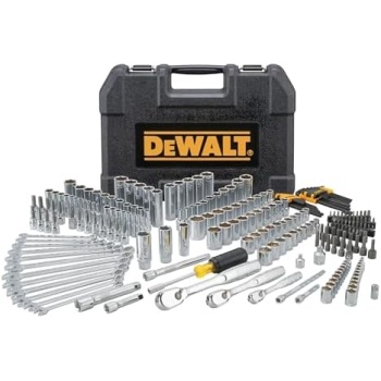 DEWALT Mechanic Tool Set, 247-Piece, 1/4 in., 3/8 in. and 1/2 in. Drive, SAE
