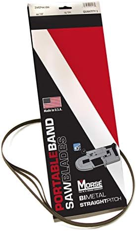 Morse Straight Pitch Bi-Metal Portable Band Saw Blade 44 7/8 x 1/2 x .020 18 TPI