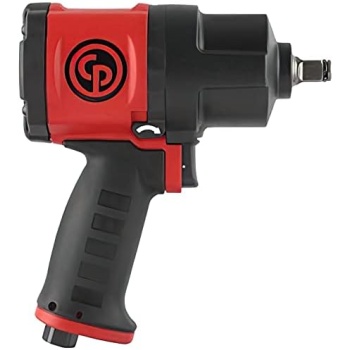 Chicago Pneumatic CP7748 1/2 Inch Air Impact Wrench, Red, Metal