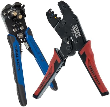 Klein Tools 80013 Wire Stripper / Ratcheting Crimper, Electrical Crimping Tool