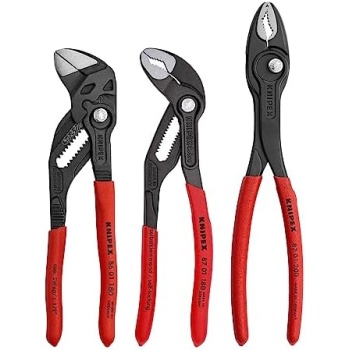 KNIPEX Tools 9K 00 80 156 US 3 Pc Top Selling Pliers Set