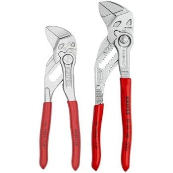 Knipex Tools 9K 00 80 121 US Small Pliers Wrench Tool Set (2 Piece)
