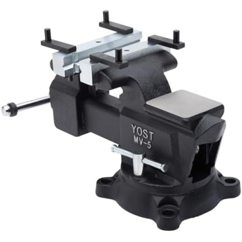 Yost Vises, 5in. Multi-Purpose Vise, Jaw Width 5 in, Jaw Capacity 2.9 in