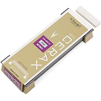 Suehiro whetstone NEW CERAX CR-400-G: Large size sharpening stone #320, Soaking