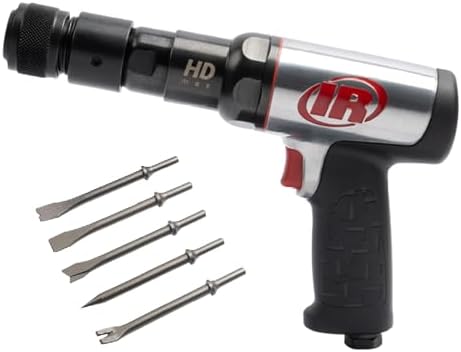Ingersoll Rand 135MAXK Vibration Reduced Quick-Change Air Hammer 5-Piece Chisel