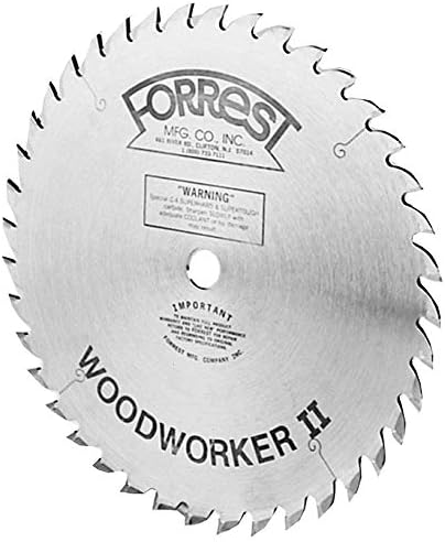 Forrest WW08407100 Woodworker II 8-Inch 40 Tooth ATB 3/32-Inch Kerf Saw Blade
