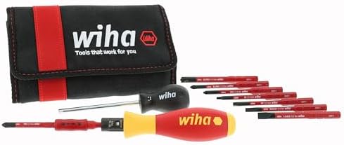 Wiha 28789 11 Piece Insulated TorqueVario-S (10-50 In/lbs) and SlimLine Blade