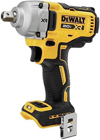 DEWALT 20V MAX XR Cordless Impact Wrench, 1/2", Includes Detent Pin Anvil and