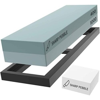 Sharp Pebble Premium Whetstone Knife Sharpening Stone 2 Side Grit 400/1000