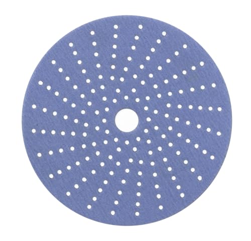 Sunmight Ceramic Film Multi-Hole Grip Discs – 320 Grit 6 Inch Sanding Discs Hook