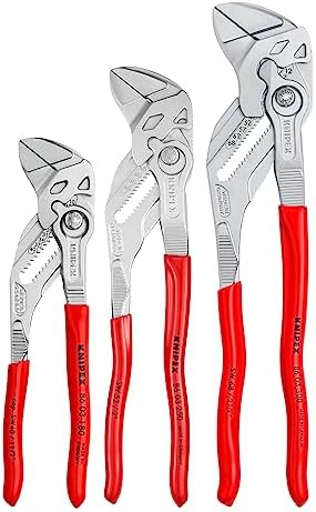 KNIPEX 00 20 06 US2 3-Piece 7, 10 and 12 Pliers Wrench Set