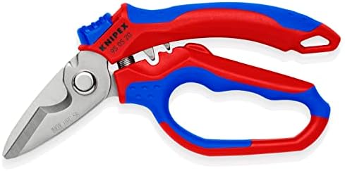 KNIPEX Tools 95 05 20 US Angled Electricians' Shears, 6-1/4"