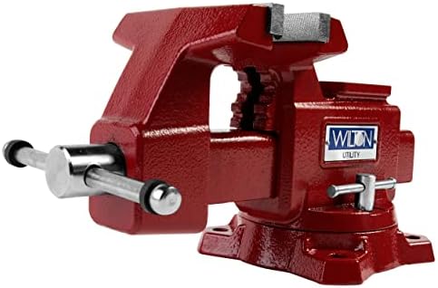 Wilton Utility Bench Vise, 5-1/2" Jaw Width, 5" Jaw Opening, 3-1/4" Throat